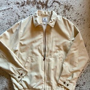 Peter Millar Men's Cream Lightweight Jacket